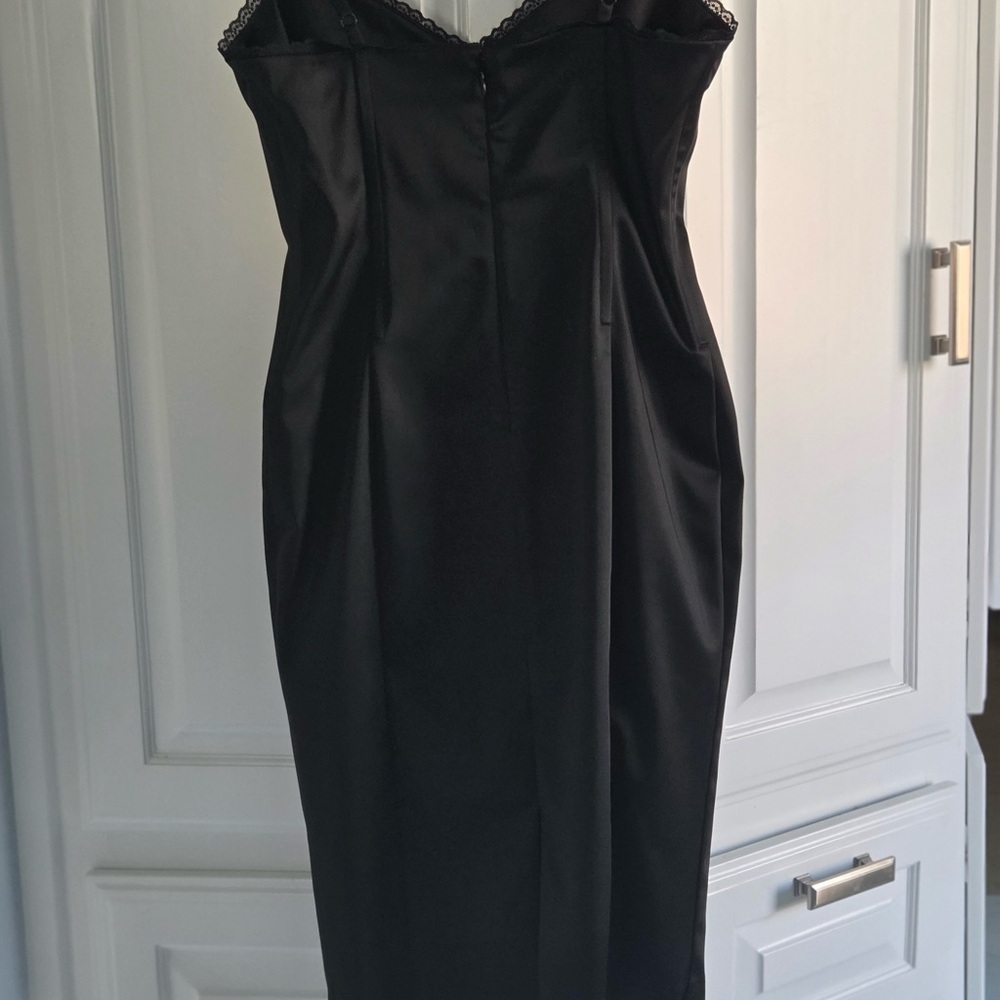 White House Black Market Satin Sheath Dress size 2 - Picture 7 of 7